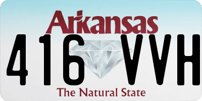 AR license plate 416VVH