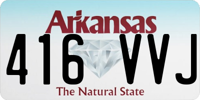 AR license plate 416VVJ