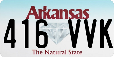 AR license plate 416VVK
