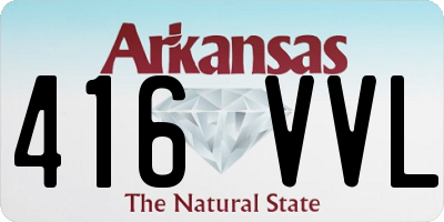 AR license plate 416VVL