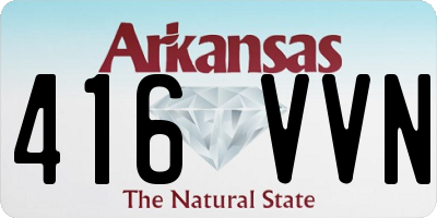 AR license plate 416VVN