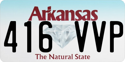 AR license plate 416VVP