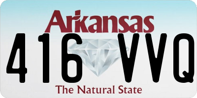AR license plate 416VVQ