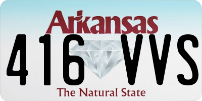 AR license plate 416VVS