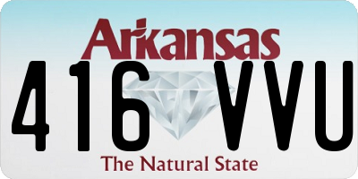 AR license plate 416VVU