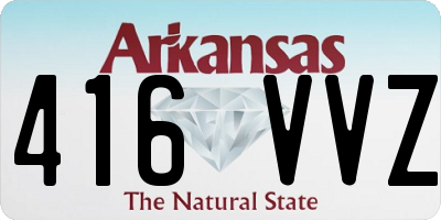 AR license plate 416VVZ