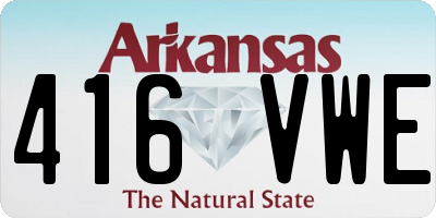AR license plate 416VWE