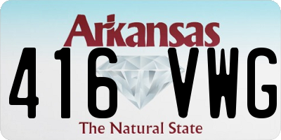 AR license plate 416VWG