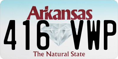 AR license plate 416VWP