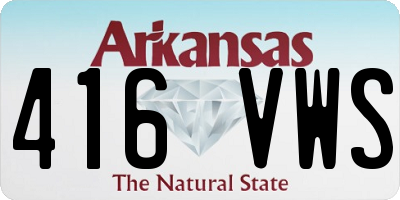 AR license plate 416VWS