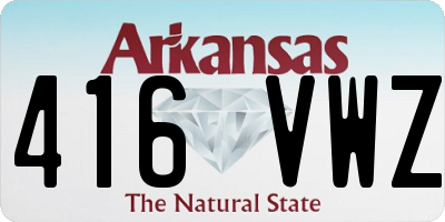 AR license plate 416VWZ