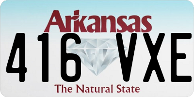 AR license plate 416VXE