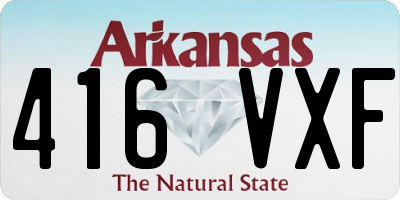 AR license plate 416VXF