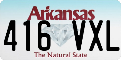 AR license plate 416VXL