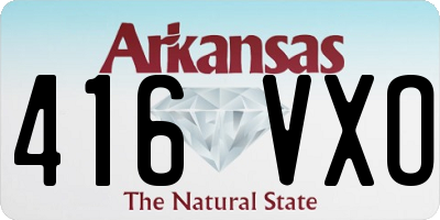 AR license plate 416VXO
