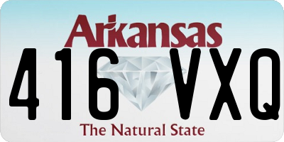 AR license plate 416VXQ