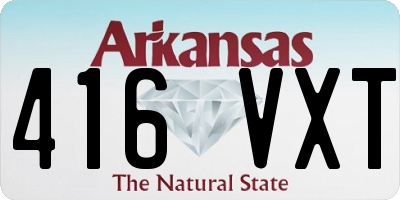 AR license plate 416VXT