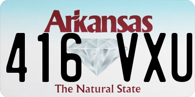 AR license plate 416VXU