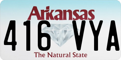 AR license plate 416VYA