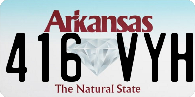AR license plate 416VYH