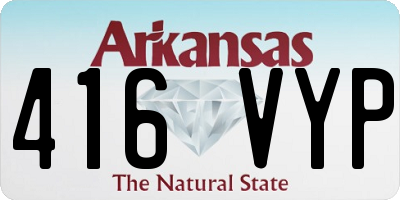AR license plate 416VYP