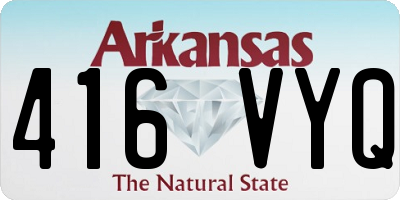 AR license plate 416VYQ