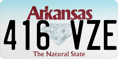 AR license plate 416VZE