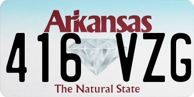 AR license plate 416VZG