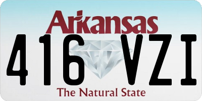 AR license plate 416VZI