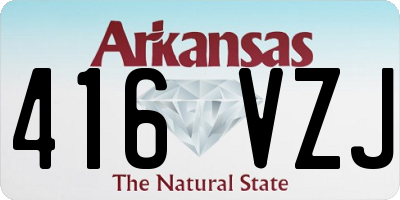 AR license plate 416VZJ