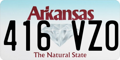 AR license plate 416VZO