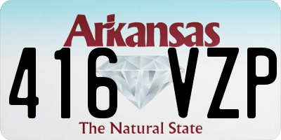 AR license plate 416VZP