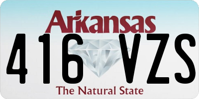 AR license plate 416VZS