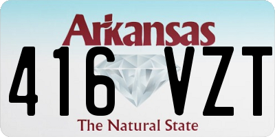 AR license plate 416VZT