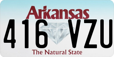 AR license plate 416VZU