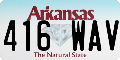 AR license plate 416WAV