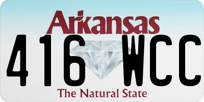 AR license plate 416WCC