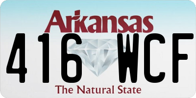AR license plate 416WCF