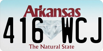 AR license plate 416WCJ
