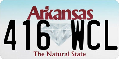 AR license plate 416WCL