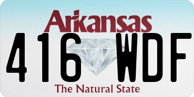 AR license plate 416WDF