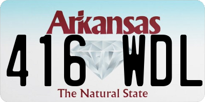AR license plate 416WDL