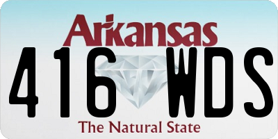 AR license plate 416WDS
