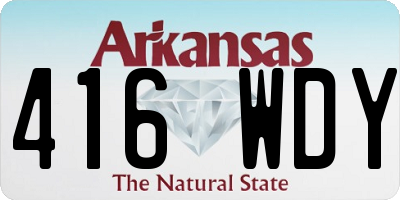 AR license plate 416WDY