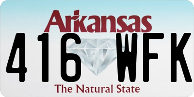 AR license plate 416WFK