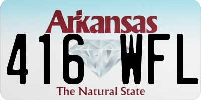 AR license plate 416WFL