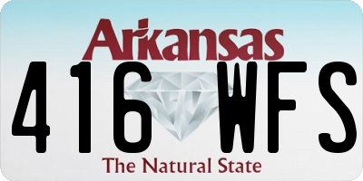AR license plate 416WFS