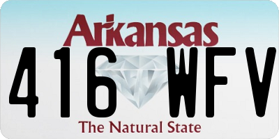 AR license plate 416WFV