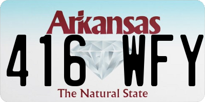 AR license plate 416WFY