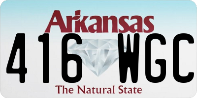 AR license plate 416WGC